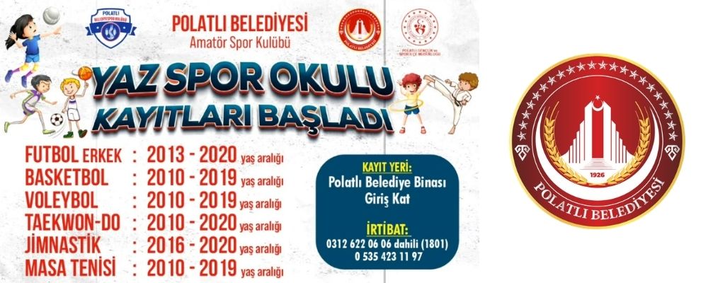 Polatlı Belediyesi Yaz Spor Okulu Kayıtları Başladı