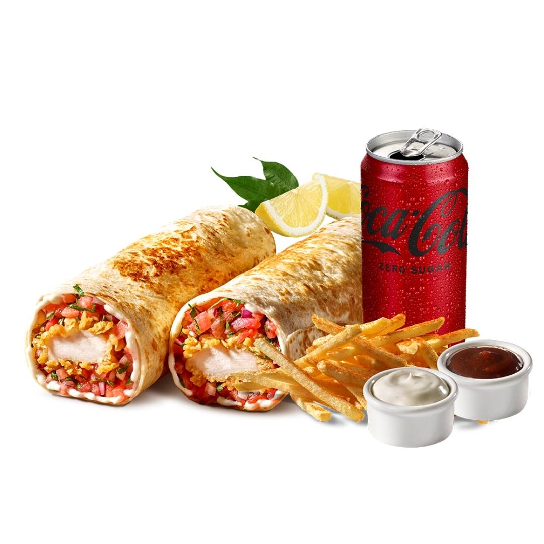 Cajun Burrito Menü
